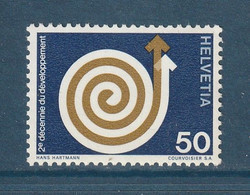 Suisse - YT N° 876 ** - Neuf Sans Charnière - 1971 - Unused Stamps