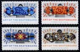 Etats-Unis / United States (Scott No.5763-66 - Art Of The Skateboard) [**] Set Of 4 - Ungebraucht