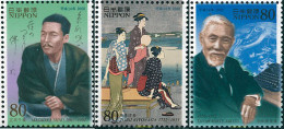 110367 MNH JAPON 2002 PERSONAJES DE LA CULTURA - Neufs