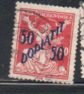 CZECH CECA CZECHOSLOVAKIA CESKA CECOSLOVACCHIA 1927 POSTAGE DUE  DOPLATIT SURCHARGED 50 On 150h USED - Portomarken