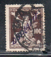 CZECH CECA CZECHOSLOVAKIA CESKA CECOSLOVACCHIA 1927 POSTAGE DUE  DOPLATIT SURCHARGED 100h USED - Strafport