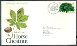 Great Britain 1974 FDC The Horse Chestnut - 1971-1980 Decimal Issues