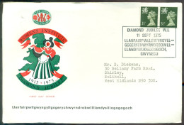 Great Britain 1975 FDC Womens Institute Diamond Jubilee - 1971-1980 Decimal Issues