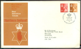 Great Britain 1976 FDC Machins Nortern Ireland - Irlanda Del Norte