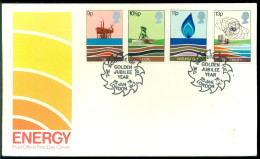 Great Britain 1978 FDC Energy - 1971-1980 Decimal Issues