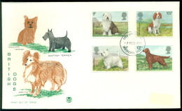 Great Britain 1979 FDC British Dogs - 1971-1980 Decimal Issues