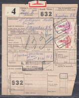 Vrachtbrief Met Stempel ERQUELINNES N°8 - Documenti & Frammenti