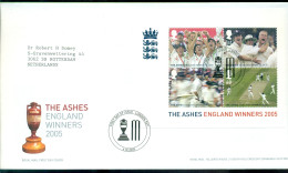 Great Britain 2005 FDC The Ashes England Winners - 2001-2010 Dezimalausgaben