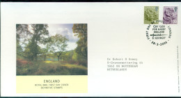 Great Britain 2006 FDC England  Definitives EN11 And EN17 - Angleterre