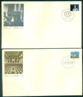 Canada 1987 FDC's (2) Designs Elizabeth II And Parliament Scott 1162 And 1163 - 1981-1990