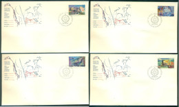 Canada 1988 FDC's (4) Exploration Scott 1199-1202 - 1981-1990