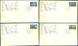 Canada 1988 FDC's (4) Exploration Scott 1199-1202 - 1981-1990