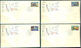 Canada 1988 FDC's (4) Exploration Scott 1199-1202 - 1981-1990