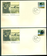 Canada 1988 FDC's (2) Wildlife And Habitat Conservation Scott 1204-1205 - 1981-1990