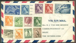 Australia Airmail Cover To Netherlands - Storia Postale