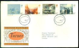 Great Britain 1975 FDC British Painters Turner - 1971-1980 Decimal Issues