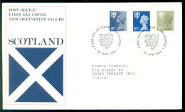 Great Britain 1983 FDC Scotland Machins - Scotland