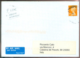 Great Britain 2012 Airmail Cover To Italy With SG U2930 - Briefe U. Dokumente