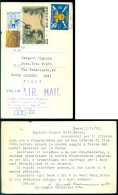 Japan 1970 Postcard Airmail To Italy - Brieven En Documenten