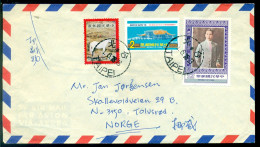 Taiwan 1978 Airmail Cover To Norway - Brieven En Documenten