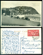 Great Britain 1953 Picture Postcard Esplanade And North Hill Minehead From Minehead To Hamburg Germany - Minehead