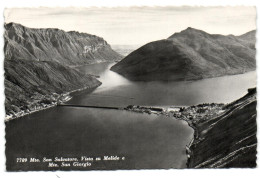 Mte San Salvatore - Vista Su Melide E Mte. San Giorgio - Melide