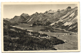 Blick Von Der Letzten Bank Auf Sils Den Silser-See Und Maloja (Ober-Engadin) - Sils Im Engadin/Segl