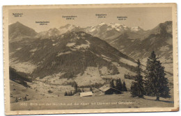 Blick Von Der Hornfluh Auf Die Alpen Mit Lauenen Und Gsteigtal - Gsteig Bei Gstaad