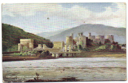 Conway Castle From Deanwy - Caernarvonshire
