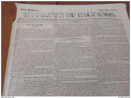 1841 LE PILOTE DU CALVADOS - FORTIFICATIONS DE PARIS - ASSISES DU CALVADOS - ASSISES DE L'ORNE - 1800 - 1849