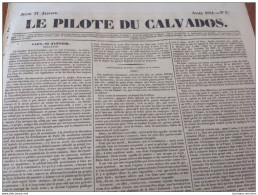 1841 LE PILOTE DU CALVADOS - FORTIFICATIONS DE PARIS - LA BETTERAVE - HARCOURT - PONT AUDEMER - VENOIX - 1800 - 1849