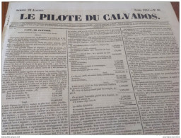 1841 LE PILOTE DU CALVADOS - FORTIFICATIONS DE PARIS - VENOIX - CARCAGNY - FONTAINE LE PIN - FIERVILLE LA CAMPAGNE - 1800 - 1849