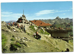 Nebelhorn-Gipfelhütte Mit Gipfel - Blick Auf Zugspitze Und Hochvogel - Zugspitze