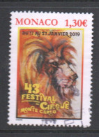 Monaco 2019 Yv 3164, Gestempeld - Gebraucht