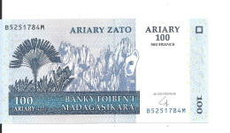 MADAGASCAR 100 ARIARY 2004 UNC P 86 B - Madagaskar