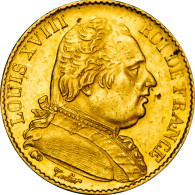 Restauration - 20 Francs Or Louis XVIII 1815 Paris - 20 Francs (oro)