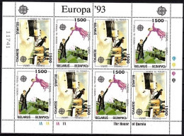 BELARUS 1993 EUROPA: ART. Paintings By Chagall. MINI-SHEET, MNH - 1993