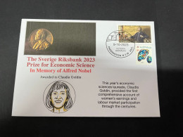 10-10-2023 (3 U 47) Nobel Economic Prize Awarded In 2023 - 1 Cover - Nobel Germany + OZ Stamp (postmarked 9-10-2022) - Other & Unclassified