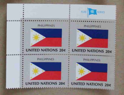 Ny82-01 : Nations-Unies (N-Y) - Drapeaux Des Etats Membres De L'ONU (III), Philippines Avec Une Vignette "FLAG SERIES" - Neufs