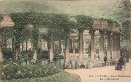 FRANCE - Paris - Parc Monceau - La Colonnade - Colorisé - Carte Postale Ancienne - Parks, Gardens