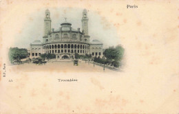FRANCE - Paris - Trocadéro - Colorisé - Carte Postale Ancienne - Autres Monuments, édifices