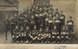 Bourg En Bresse * Carte Photo Mai 1910 * équipe 1 & 2 De Football Rugby ALERT CLUB Institution St Pierre * Sport RUGBY - Andere & Zonder Classificatie