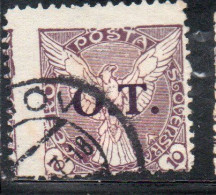 CZECH CECA CZECHOSLOVAKIA CESKA CECOSLOVACCHIA 1934 VARIETY NEWSPAPER STAMP OVERPRINTED OT WINDHOVER 10h USED - Strafport