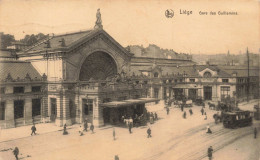 BELGIQUE - Liège - Gare Des Guillemins - Animé - Carte Postale Ancienne - Liege