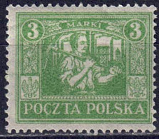 Polen 1922 - Oberschlesien, Reguläre Ausgabe Nr. 10, Postfrisch ** / MNH - Ongebruikt