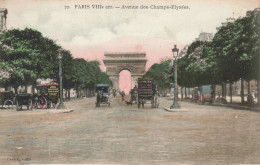 FRANCE - Paris - Avenue Des Champs Elysées - Colorisé - Carte Postale Ancienne - Parks, Gardens