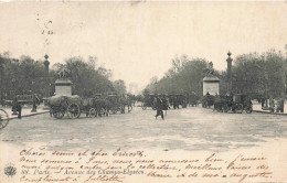 FRANCE - Paris - Avenue Des Champs Elysées - Animé - Carte Postale Ancienne - Champs-Elysées