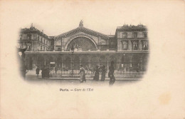 FRANCE - Paris - Gare De L'Est - Carte Postale Ancienne - Metropolitana, Stazioni