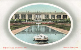 BELGIQUE - Exposition Universelle De Bruxelles 1910 - Section Française - Colorisé - Carte Postale Ancienne - Weltausstellungen