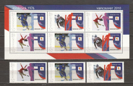 Grenada - Limited Edition Set 12 MNH - WINTER OLYMPICS VANCOUVER 2010 - INNSBRUCK 1976 - Hiver 2010: Vancouver